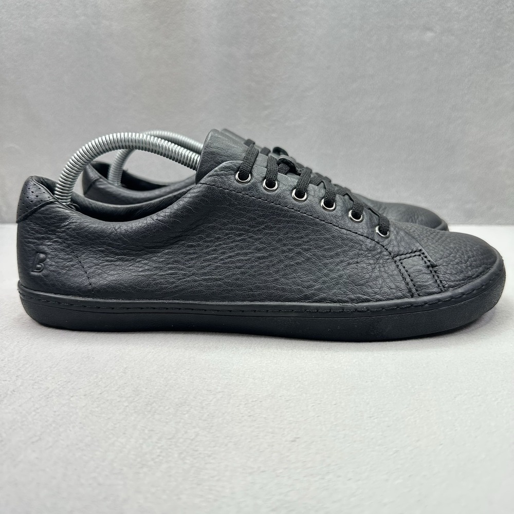 Birchbury Bramfords Mens Size 10 (EU 42) Shoes Black Leather Minimalist Slip-On